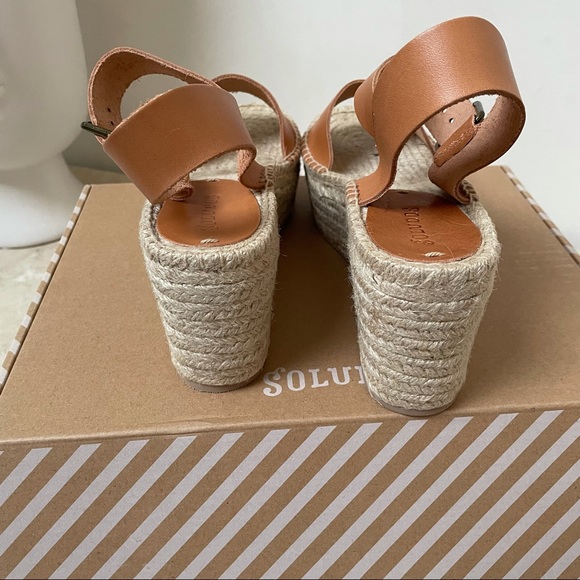 Soludos leather Minorca espadrilles size 8/8.5 women’s NIB - Picture 15 of 16